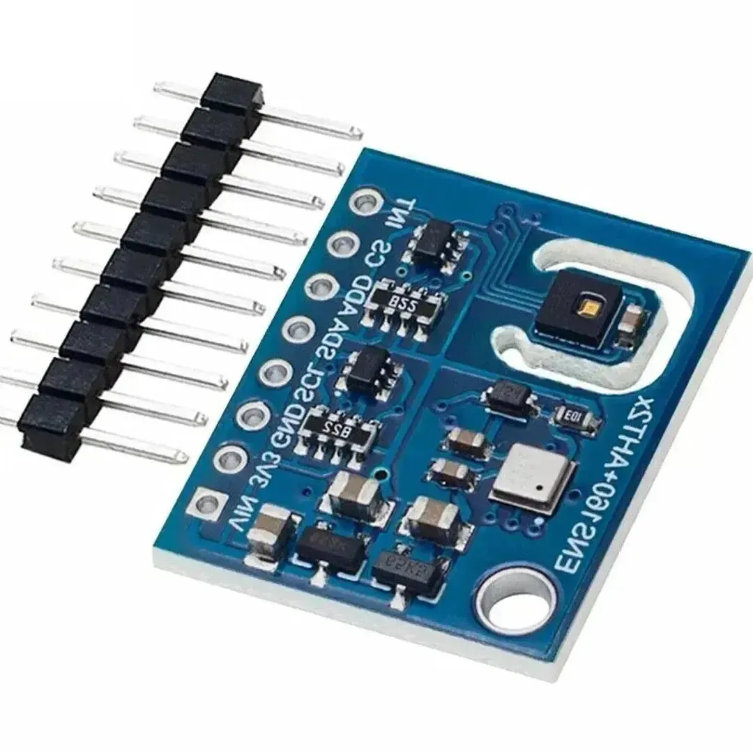 ENS160 + AHT20 Air Quality, Temperature and Humidity Sensor Module