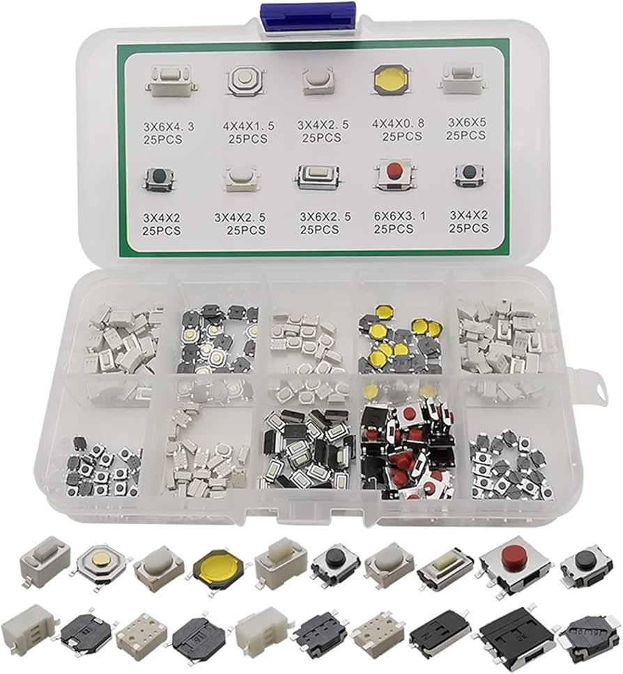 SMD Tactile Push Button Switch Assortment Box