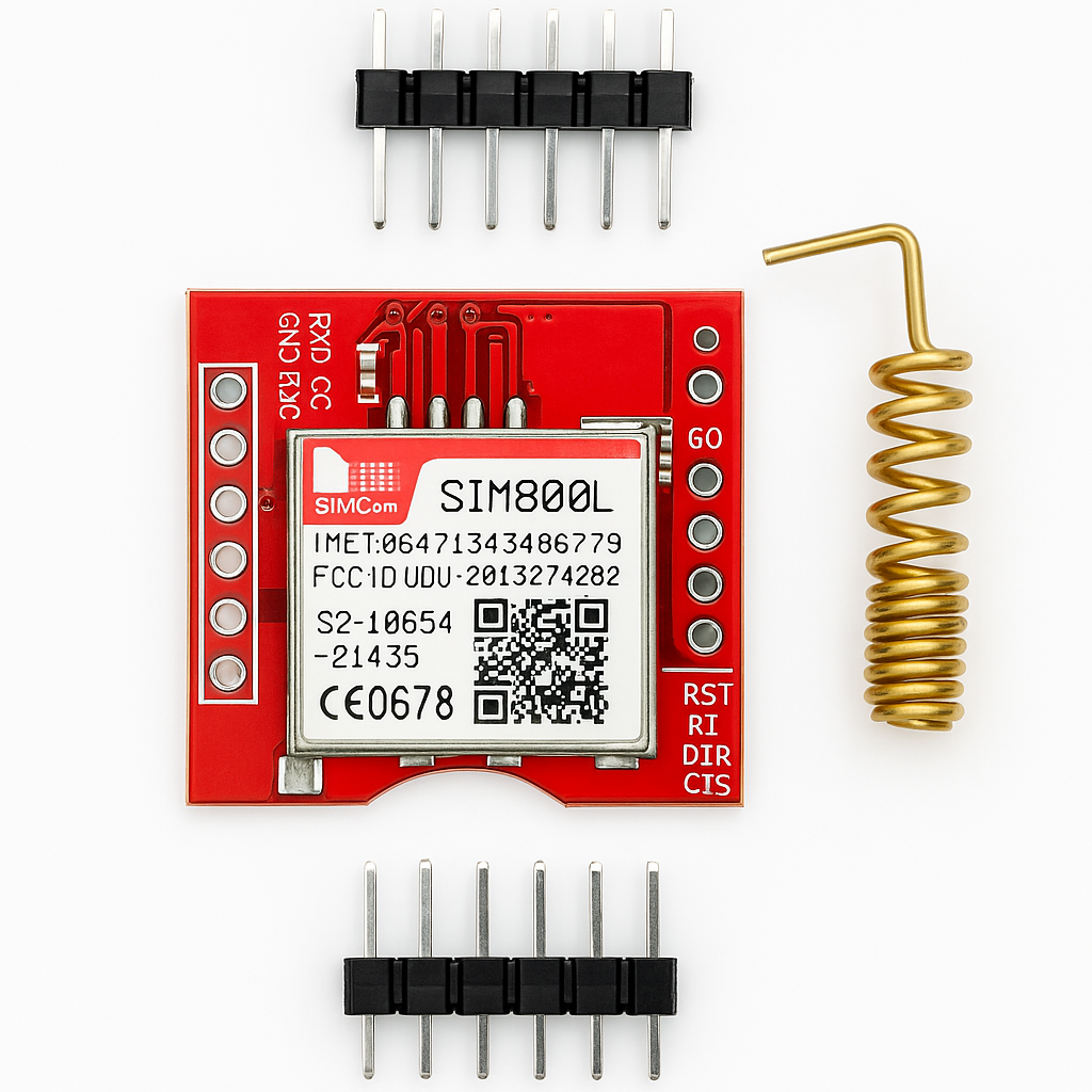 SIM800L GPRS GSM Module with Antenna - Export Grade