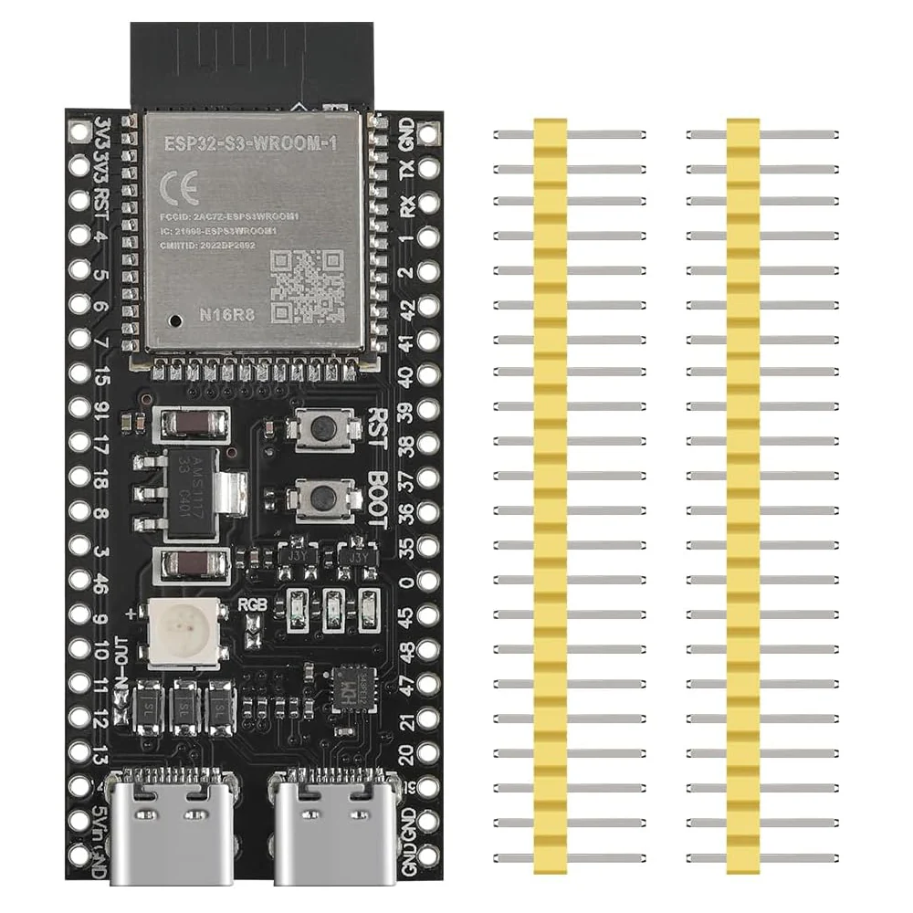 ESP32 S3-WROOM-1 Dual Type-C USB N16R8 Micropython Board